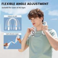 Ventilador Portátil de Cuello Silencioso, miniventilador USB para Oficina, Viajes y Actividades - details 3
