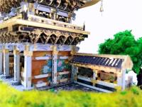 MMZ modelo IRON STAR Metal Nikko Tosho-gu santuario Japón montaje modelo Kit DIY 3D corte láser puzle rompecabezas de juguete - details 15