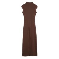 Vestido midi clásico plisado y decorado de moda para mujer, nuevo y personalizado - details 1