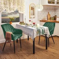 Silla de Comedor Verde Tamaño Único Ottomanas de Muebles y Organización - details 4