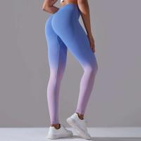 Pantalones de yoga de cambio gradual, malla sin costuras para deportes de gimnasio de cintura alta para mujer, control del vientre, entrenamiento para correr - details 15