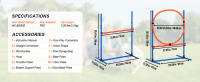 SucceBuy Equipo de entrenamiento de agilidad para perros, obstáculos altos ajustables y anillo de salto, kit de inicio de carrera de obstáculos para cachorros con bolsa de almacenamiento para patio trasero, interior y exterior - details 6