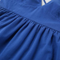Primavera Verano Nuevo cuello en V sin espalda Diseño de correa Estilo Sense Casual A-line Vestido largo para mujer - details 17