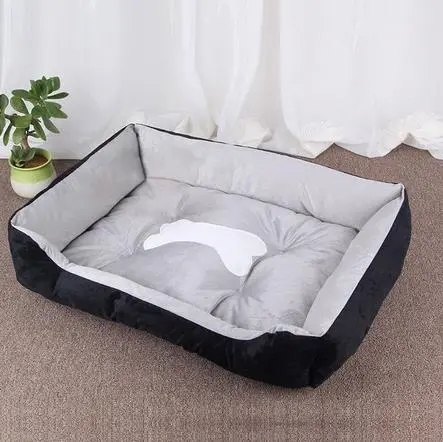 Cama de Mascotas Colorida Nido Cuadrado para Perros y Gatos Tamaño Pequeño a Grande - 1