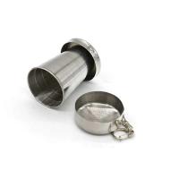 Copa de vino telescópica de 75ml, taza de bebida de té ultra pequeña plegable de acero inoxidable 201, villa de turismo para picnic y camping - details 2