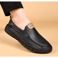 Nuevos zapatos casuales de cabeza redonda para hombres de cuero para hombres, mocasines, zapatos para hombres - details 20