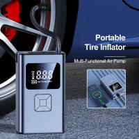 Bomba de Aire de Compresión Portátil Inalámbrica para Neumáticos de Coche 12V con Salida LED USB para Bicicletas Moto Bolas Normalidad de Artículos Peligrosos Batería Incluida  - details 18