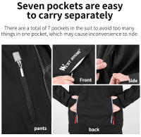 WEST BIKING-traje de ciclismo cálido para hombre y mujer, conjunto deportivo resistente al viento y al agua, para correr y pescar - details 13