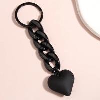 Llavero de Corazón Hecho a Mano Cadena de Plástico Acrílico para Bolsos y Llaves de Mujeres - details 2