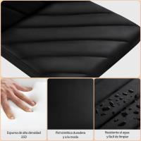 Juego de 2 Taburetes de Bar Altura Ajustable 92-113,5cm Sillas de Bar Asientos Giratorios Diseño Moderno Taburetes Altos Negro - details 4