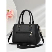 Bolso negro de moda para mujer, accesorios de bolas de piel ocns informales, moderno adecuado para uso diario Mochila de lujo de alta gama - details 3