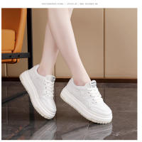 Zapatos Blancos De Cuero Con Plataforma De Zapatos De Mujer, Nuevos Zapatos Deportivos Casuales De Moda - details 12