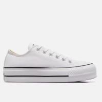 Buroalma Zapatillas Plataforma Chuck Taylor All Star Plataforma bota Blanca |   Clásicas y elegantes |   Estilo Retro Urbano - details 0
