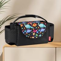 Bolsa organizadora multifuncional para cochecito, bolsa de mamá de gran capacidad, bolsa colgante para cochecito, portabotellas, bolsa de pañales, bolsa de almacenamiento para cochecito - details 9