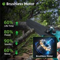 NEWBENY-Sierra eléctrica sin escobillas de 8 pulgadas, ángulo ajustable, inalámbrico, para carpintería, herramienta de poda de jardín para batería de 18V-21V - details 6