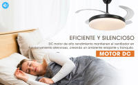 Parrot Uncle Ventilador de Techo con Luz LED de 36W Motor DC Silencioso Reversible con Control Remoto - details 5