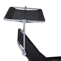 Sillas de Playa Reclinables Ligeras de Aluminio con Parasol Ajustable Portátiles, Plegables para Jardín, Terraza, Piscina o Camping - details 5