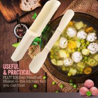 Herramientas de cocina para hacer albóndigas, cuchara de bolas de carne con pala de corte, sorbete de masa de galletas, bricolaje - details 4