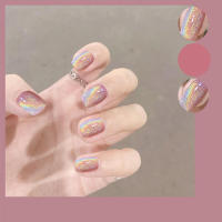 Uñas postizas hechas a mano para niñas con material de resina ecológico para mujeres elegantes y de moda - details 1