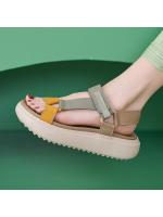 Nuevo 2025 sandalias jóvenes, deportes casuales, plataforma cómoda, Velcro, zapatos de mujer de gran tamaño - details 1