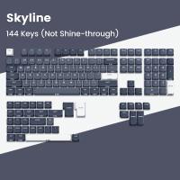 Teclas PBT de bajo perfil para Gamer, teclas delgadas personalizadas para 144, 60%, 65%, 75%, Gateron Cherry MX, interruptores mecánicos, 100% teclas - details 3
