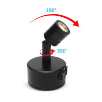 Lámpara LED recargable por USB de 3W con ventosa, luz de enfoque para pantalla, pintura, armario de imágenes, 4000K - details 2