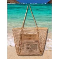 Bolsos para Mujer Tote Malla, Plegable y Impermeable, Versátil, Capacidad Grande, Ideal para Playa, Camping y Viajes - details 2