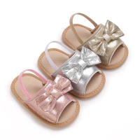 Sandalias De Verano Para Bebés Niñas Recién Nacidas Con Suela De Goma Antideslizante Zapatos Planos De Princesa Para Primeros Pasos Fashion - details 3