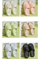 Zapatillas de baño ahuecadas para mujer, zapatillas de ducha antideslizantes, Zapatillas de casa de EVA ultraligeras y suaves - details 3