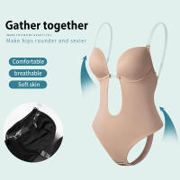 Body moldeador de cuerpo completo para mujer, sin espalda, control de barriga, ropa interior invisible - details 3