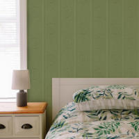 Pegatina de Pared Moderna Floral Papel Pintado en Relieve 3D Blanco Adhesivo Autoadhesivo - details 5