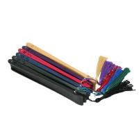 Abanico plegable de bambú de estilo chino Vintage, abanico de mano hueco tallado a mano, multicolor con borla, abanico de baile para el hogar - details 2