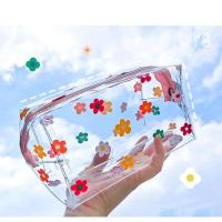 Estuche impermeable transparente de PVC, papelería grande, regalo para niñas, estudiantes, lápiz, maquillaje, bolsa de cosméticos, bolsas de viaje - details 10