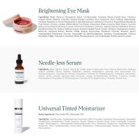 Paquete DRMTLGY: mascarillas iluminadoras para ojos, suero sin agujas e hidratante teñido antienvejecimiento con SPF 46 - details 10