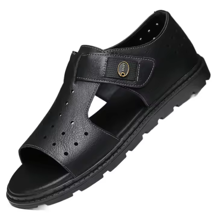 Sandalias Transpirables para Hombre Zapatos de Playa Casuales de Moda Romana Punta Abierta - 1