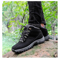 Botas de senderismo antideslizantes para hombre, zapatos de acampada al aire libre, senderismo y Trekking con cordones, zapatillas de caza y escalada, gran oferta - details 24