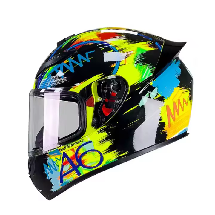 Casco integral moto mujer MX Carreras de Locomotora hombre seguro - 1