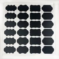 Pegatina de pizarra negra borrable de PVC, etiquetas de caja de crema cosmética, tarros de especias de cocina para el hogar, etiquetas múltiples, 1 hoja - details 6