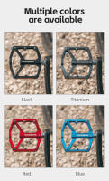 ROCKBROS-par de pedales reflectantes para bicicleta, accesorio de aleación de aluminio, antideslizantes, para montaña y carretera - details 13