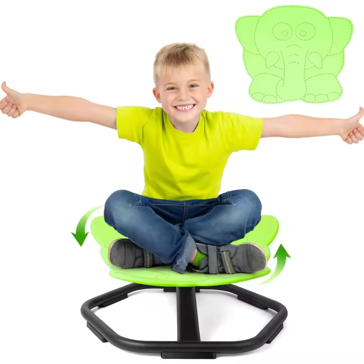 Silla Giratoria de 360° para Niños Equipo de Juego de Equilibrio Sensorial - 1