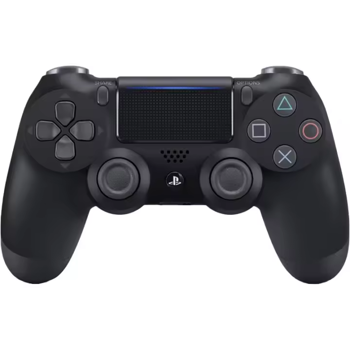 Compatible Mando inalámbrico PlayStation DualShock 4, color negro - 1