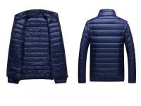 Chaqueta impermeable informal para hombre, chaqueta acolchada ligera portátil para exteriores, otoño e invierno, plumón de pato blanco ultraligero - details 7