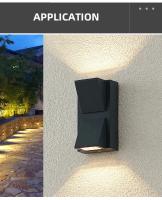 Lámpara de Pared Impermeable LED Exterior IP65 Luz de Jardín 5W 12W para Balcón Terraza y Patio con Iluminación Interior y Exterior - details 7