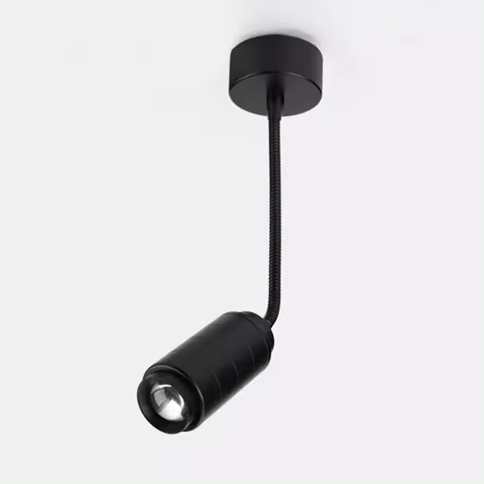 Luz de pista con cuello de cisne ajustable, lámpara de pared de techo con Ángulo de haz ajustable, Zoom, tienda de ropa, zapatos, galería de exposiciones - 1