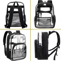 Mochila impermeable para hombre y mujer, Bolsa Escolar de viaje portátil, informal, transparente, a la moda, Unisex - details 12