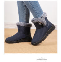Zapatos de algodón grueso de terciopelo de nieve para mujer, pantalones cortos versátiles de moda, novedad de otoño e invierno, 2024 - details 16