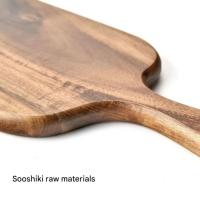 Tablas de cortar de madera gruesas, herramientas de cocina antimoho, tabla de charcutería con mango, tabla de queso de madera para platos de pan y fruta - details 10