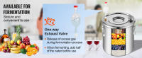 SucceBuy Alcohol Still, destilador de alcohol de agua de acero inoxidable de 5 gal / 19 L con bobina de cobre. Kit de Destilador de Condensador Dual - details 1