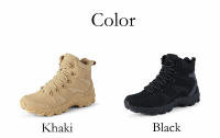 Botas militares de combate táctico para hombre, zapatos de seguridad para el trabajo, caza, tobillo, zapatillas de deporte al aire libre, Botas de senderismo de corte alto, seguridad - details 7