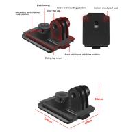 Adaptador de Base de montaje fijo de casco de aleación de aluminio para cámara de acción Gopro 11 10 9 8, 2 unidades - details 2